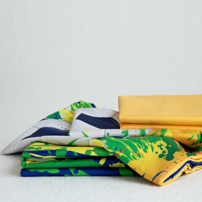 Single Size, Duvet Cover, Bedding Set of 4 Pieces, Soccer Ball 3D Design. - BusDeals