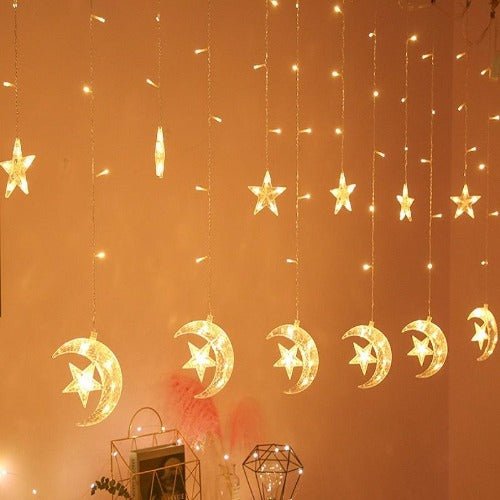 Star moon Shape LED string light, Decorative light for Indoor & Outdoor - BusDeals