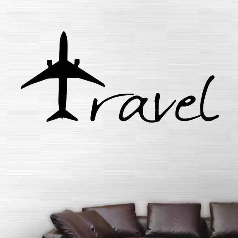 Travel aircraft design, Vinyl wall decals home decor, Wall sticker - BusDeals