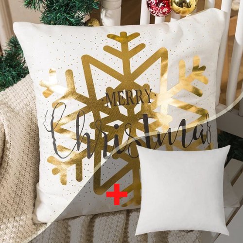 Trendy christmas design, Decorative cushion cover - BusDeals