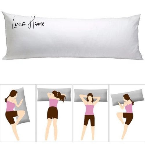 Trendy Long Body Hugging Pregnancy Pillow, Skin-friendly Bedroom Bedding Accessories (50x138 cm 1.6kg) - BusDeals