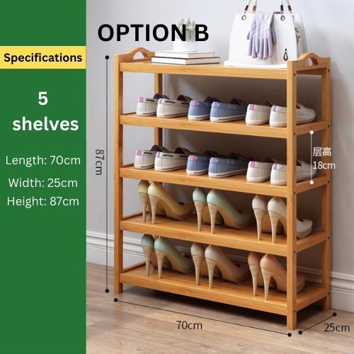 Variance sizes, Simple Multi-layer Shoes Organizers, Shoe Bamboo Storage Racks, Multifunction Cabinets. - BusDeals