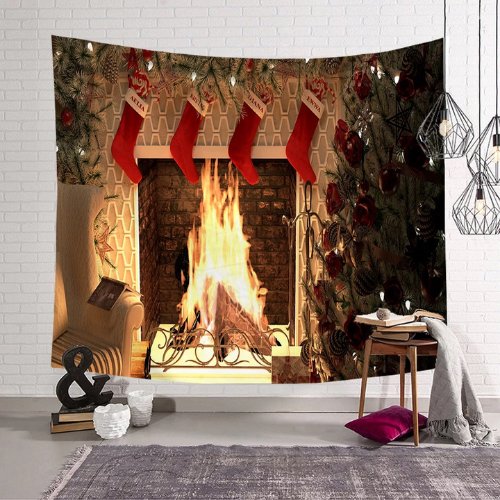 Wall hanging tapestry home decor , Christmas design - BusDeals