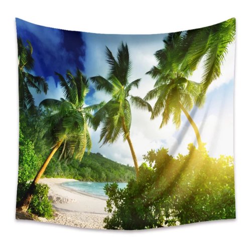 Wall hanging tapestry home decor , Trees design - BusDeals