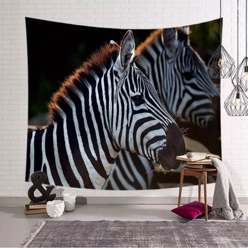 Wall Tapestry Home Decor, Zebra Design. - BusDeals